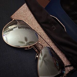 Light blue Diff sunglasses
